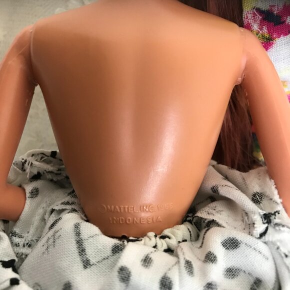 Mattel 1985 Barbie as Gypsy Jean Red Hair LavenderBlue Eyes 66 Twist N Turn Body - Picture 4 of 4